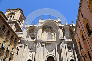 Granada Cathedral (Cathedral of the Incarnation) in gothic and spanish renaissance style