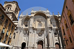 Granada Cathedral (Cathedral of the Incarnation) in gothic and spanish renaissance style