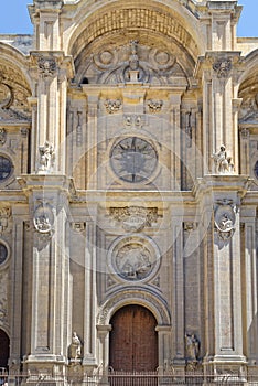 Granada cathedral facade