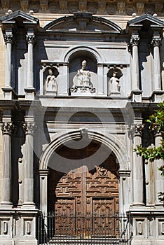 Granada Cathedral front.