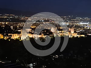Granada city view, city skyline, albaicin, Spain , Andalucia