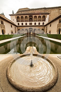 Granada Mountain Alhambra Palacio Nazaries Spain Andalucia spanish moorish landmark architecture