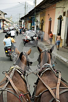 Granada Nicaragua Street Scene