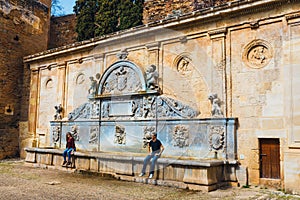 Gate of Justice Puerta de la Justicia, gate to Alhambra complex in Granada, Spain