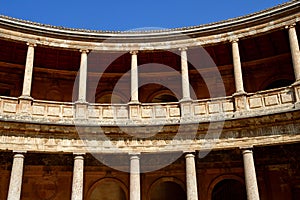 Granada; Spain - august 27 2019 : the Charles V palace photo