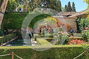 Generalife Gardens, Granada, Spain