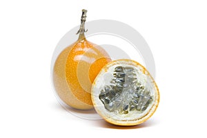 Granadilla isolated on white