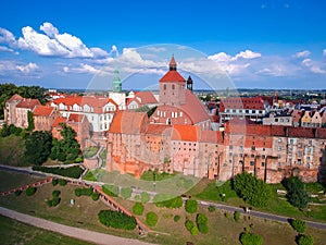 Granaries of Grudziadz at Wisla river photo