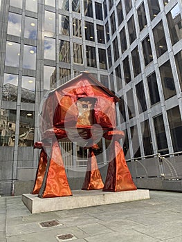 The Granary Jesse Pollock Sculpture in the City outdoors exhibition 2023, London UK