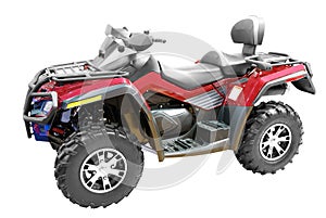 Grand 4x4 atv isolated