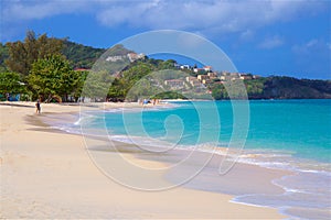 Grand Anse beach in Grenada, Caribbean