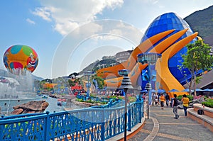 The grand aquarium at ocean park