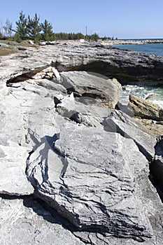 Grand Bahama Island Coastline Breaking Apart