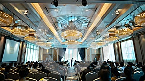 Grand Ballroom Filled with Conference Attendees