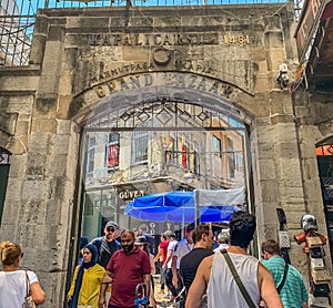 Grand Bazaar Entrance Gate in Istanbul, Turkey.