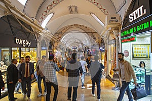 Grand Bazaar interior, Istanbul, Turkey