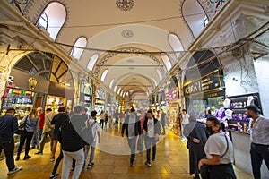 Grand Bazaar interior, Istanbul, Turkey
