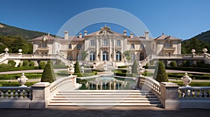 grand beautiful mansion building