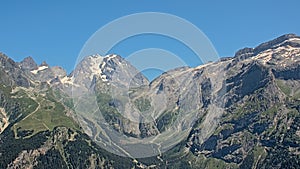 Grand Bec and surrounding mountains, France