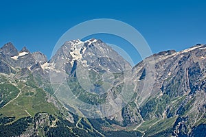 Grand Bec and surrounding mountains, France