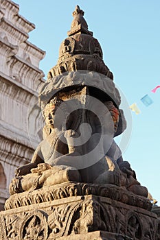 Grand Boudha Stupa Top Tower Durbar Square