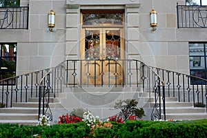 Grand Building Entrance