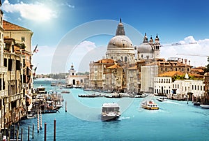 Grand Canal and Basilica Santa Maria della Salute