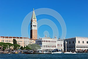 St Marco Square, Venice View from Grand Canal, Italy