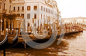 Grand Canal and gondola