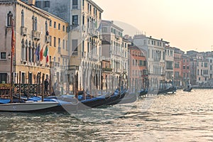 Grand Canal is the most popular tourist spot in Venice, Italy