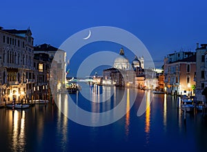 Grand Canal in night time