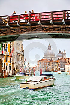 Grand Canal and Ponte dell`Accademia photo