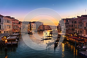 Grand Canal from Rialto Bridge, Venice