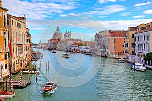 Grand canal and Santa Maria della Salute.