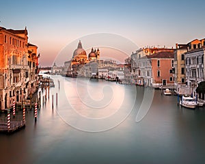 Grand Canal and Santa Maria della Salute Church from Accademia B photo