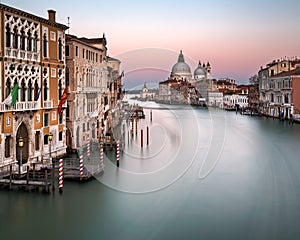 Grand Canal and Santa Maria della Salute Church from Accademia B photo