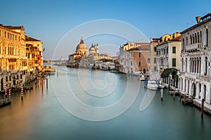 Grand Canal and Santa Maria della Salute Church from Accademia photo