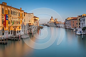 Grand Canal and Santa Maria della Salute Church from Accademia photo