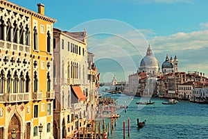 The Grand Canal seen from the Accademia Bridge, Venice photo
