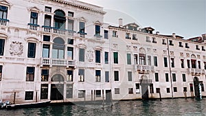 Grand Canal In Venice, Italy.