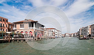 The Grand Canal in Venice, Italy