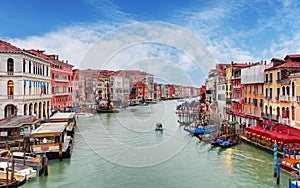 Grand Canal - Venice from Rialto bridge
