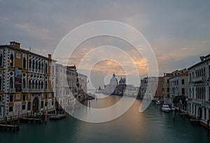 Grand Canal with a view towards the Basilica Santa Maria della S