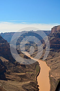 Grand Canyon - aerial view from helicopter