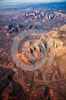 Grand Canyon aerial view.