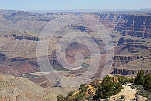 Grand canyon and colorado river