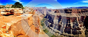 Grand Canyon with Colorado River Gorge Landmark