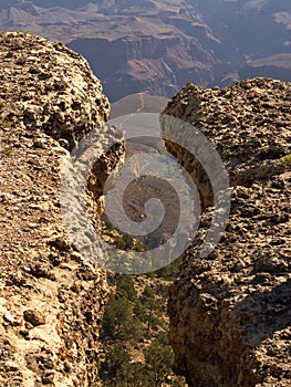 Grand Canyon crevasse photo