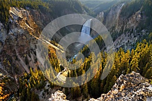 Grand Canyon Falls, Yellowstone National Park