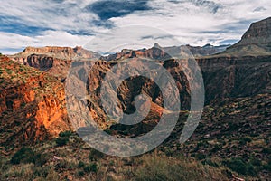 Grand Canyon hiking trail in Arizona